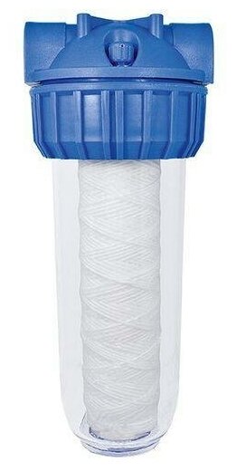 Магистральный фильтр 1/2" пластик (прозрачный) Water Filter. FS-10FY.1/2