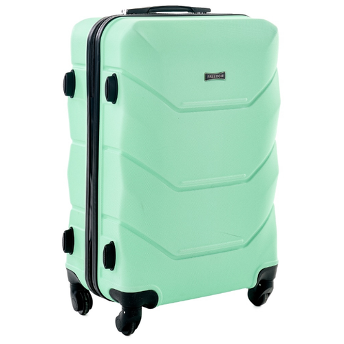 Чемодан Freedom, 60 л, размер M, зеленый, бирюзовый чемодан freedom 40 л размер s бирюзовый зеленый