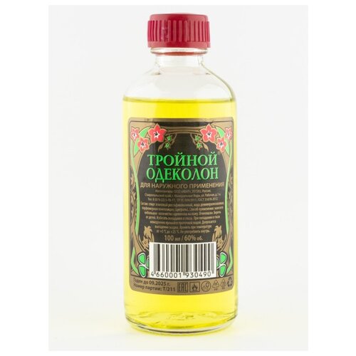 Абар одеколон Тройной, 100 мл, 100 г