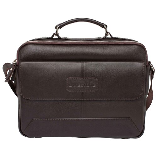 фото Деловая сумка для документов lakestone button brown
