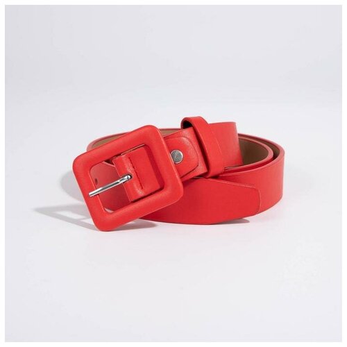 фото Paulo maskoni ремень женский, ширина 3 см, винт, пряжка метал, цвет красный