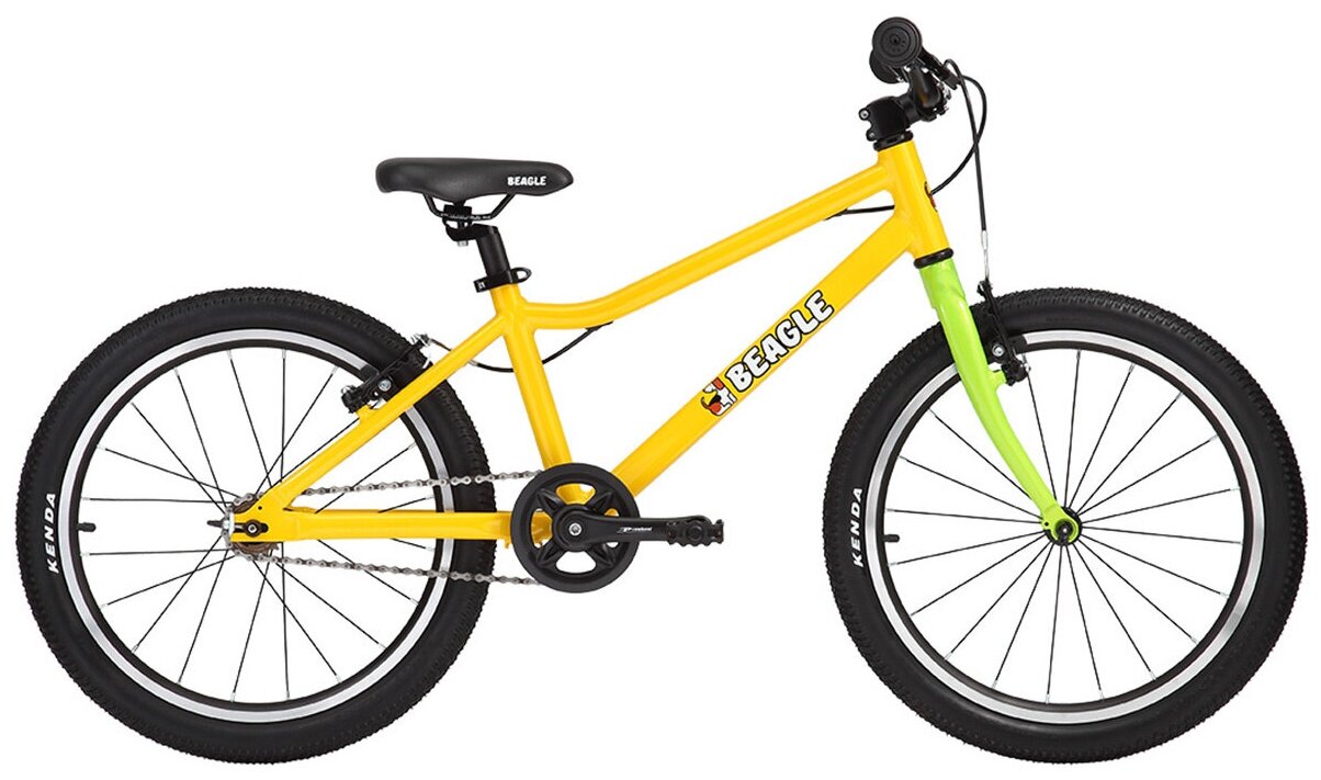 Велосипед Beagle 120X, Цвет рамы yellow/green