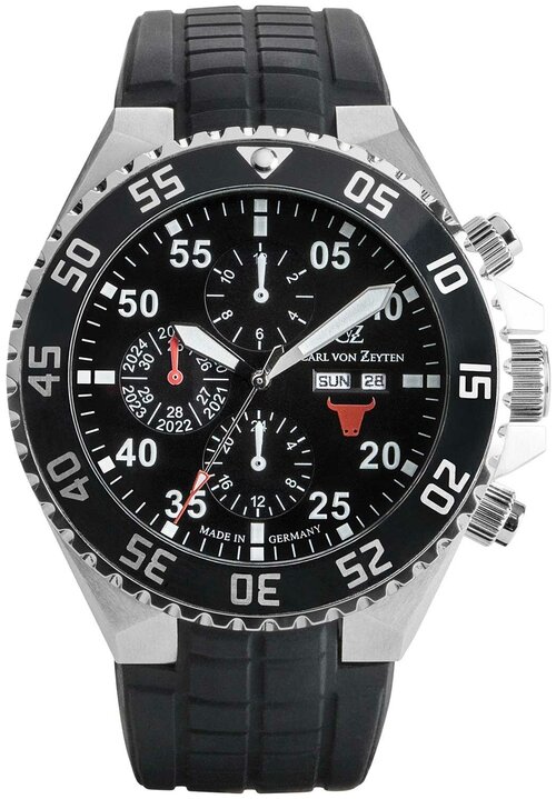Наручные часы Carl von Zeyten Sport CVZ0067BK, мультиколор, черный