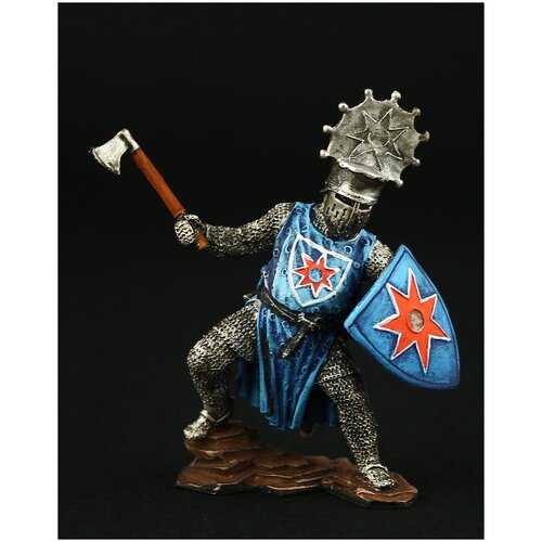 Оловянный солдатик SDS: Германский рыцарь, XII-XIII вв. оловянный солдатик sds рыцарь крестоносец xii в