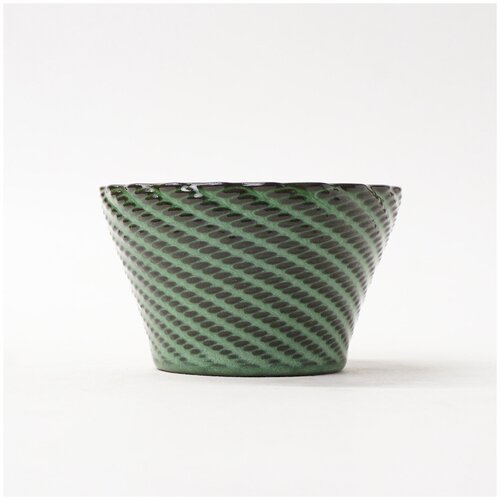 Керамическая пиала для чая Parametric 100 мл. Изумруд