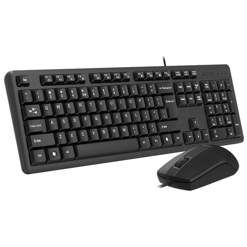 Комплект клавиатура+мышь A4Tech KK-3330 черный/черный (kk-3330 usb (black))