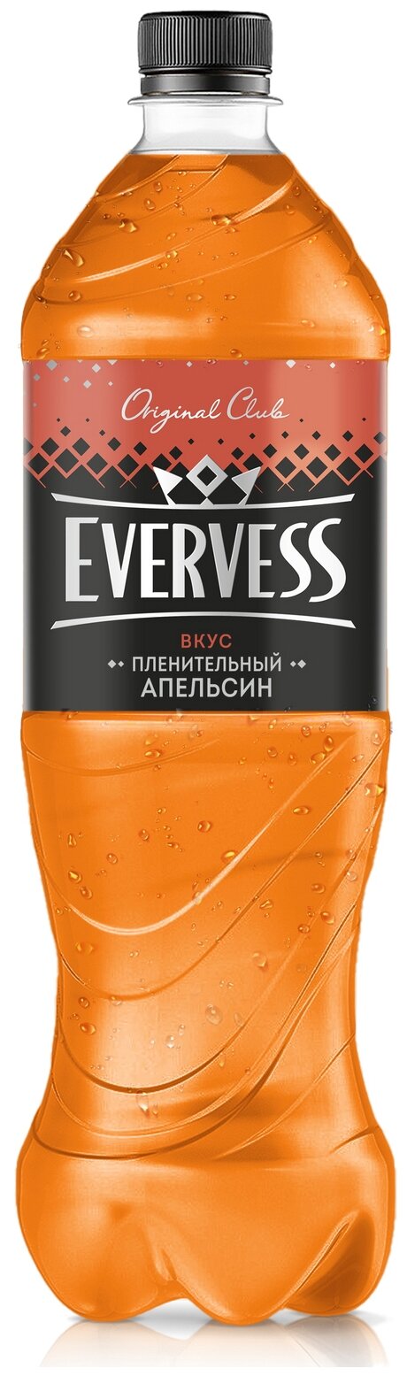 Напиток газированный Evervess Апельсин 1л - фотография № 1