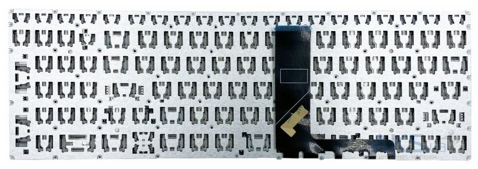 Клавиатура для ноутбука Lenovo SN20M63110 черно-серая без рамки