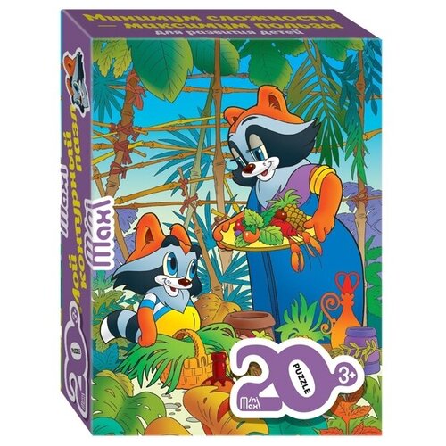 Мозаика puzzle 20 Крошка Енот (Mini-maxi) StepPuzzle 88003 мозаика puzzle 35 maxi trolls 2 dreamworks steppuzzle 91245 steppuzzle