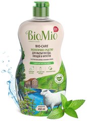 BioMio Средство для мытья посуды, овощей и фруктов Мята, 0.45 л, 0.51 кг, 3 уп.