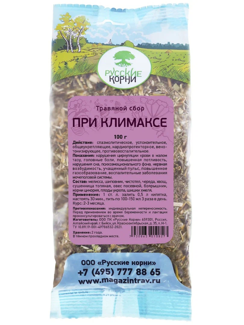 Русские корни сбор При климаксе, 100 г