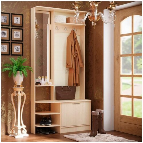 Прихожая Саша 13, 2005х960х362, Дуб млечный