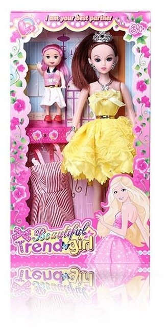 Подарочный набор кукол Барби в коробке 30 см/ Подарочный набор кукол Барби с маленькой куклой/Куклы принцессы Барби в подарок для девочки