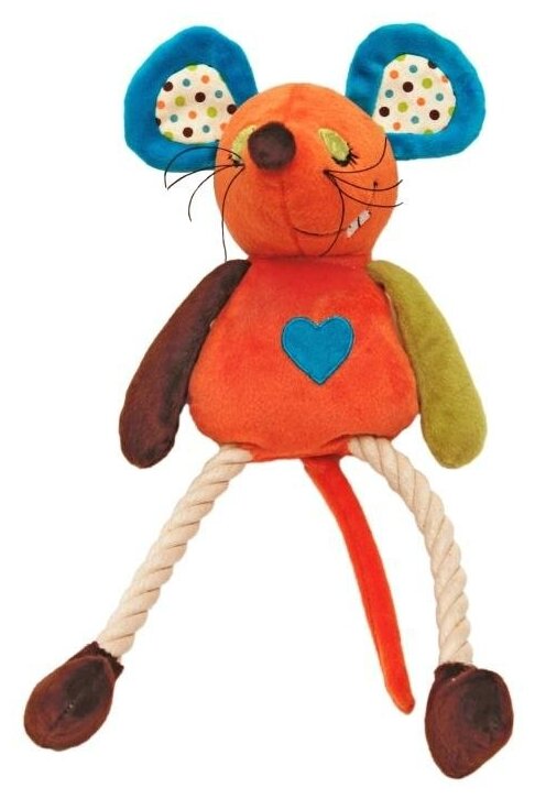 Игрушка мягкая для собак Rosewood "Mr Twister Millie Mouse", 36см (Великобритания)