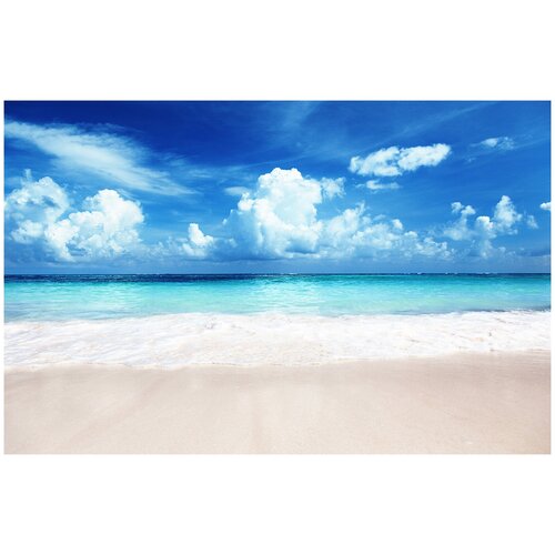 Фотообои Уютная стена Пляж Карибского моря 420х270 см Бесшовные Премиум (единым полотном)