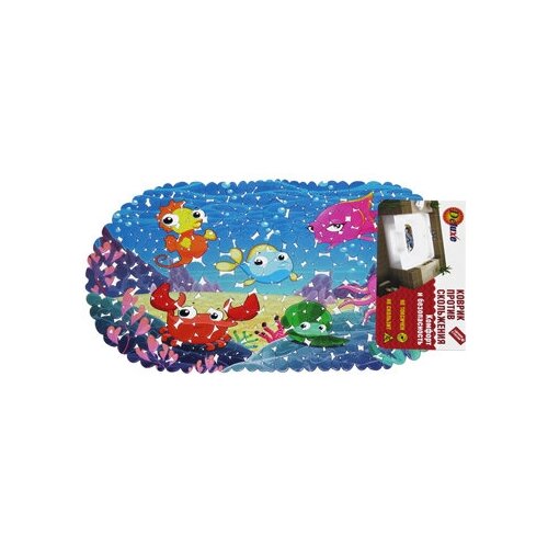 Коврик для ванной комнаты россия №1-128 'детский' фотопринт (39х69)