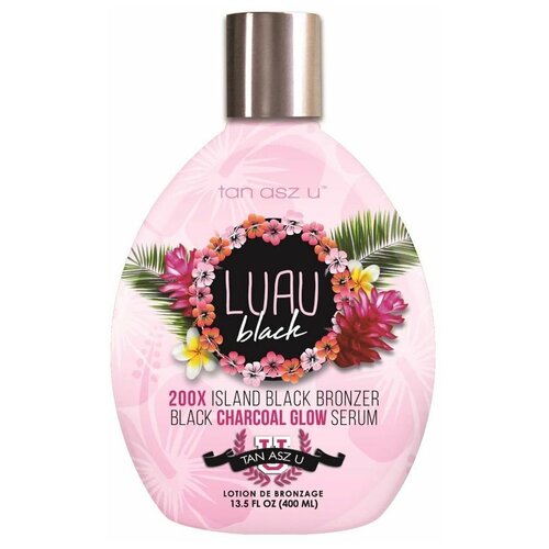 Tan Asz U, 200х Экзотический лосьон для загара с древесным углем Luau Black, 400 мл