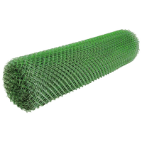 Сетка рабица ПВХ 50х50, рулон 10м (d= 2,5 мм, h=1,8 м) Зеленый