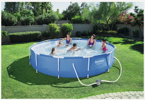 Изображение товара Бассейн каркасный Bestway 305x100 см, фильтр насос в комплекте .