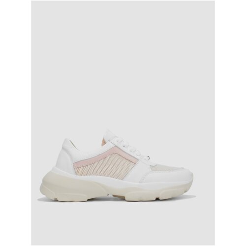 фото Кроссовки женские, reversal, 817190-5/белый-пудра-(белый-пудра)-37