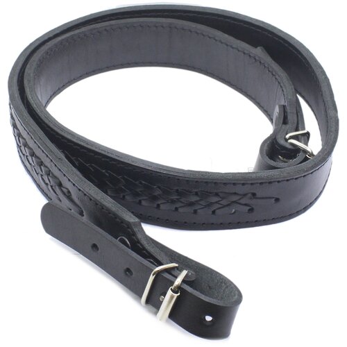 фото Ремень ружейный с плетением 2 слоя кожа corex