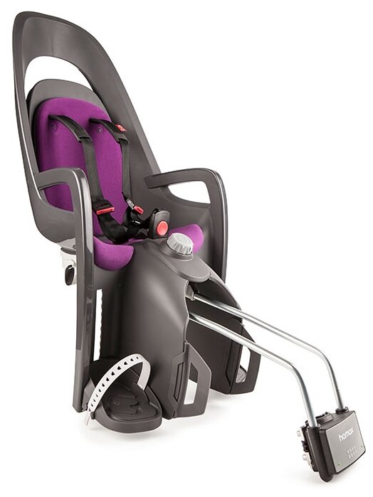   Hamax Caress With Lockable Bracket Grey/Purple