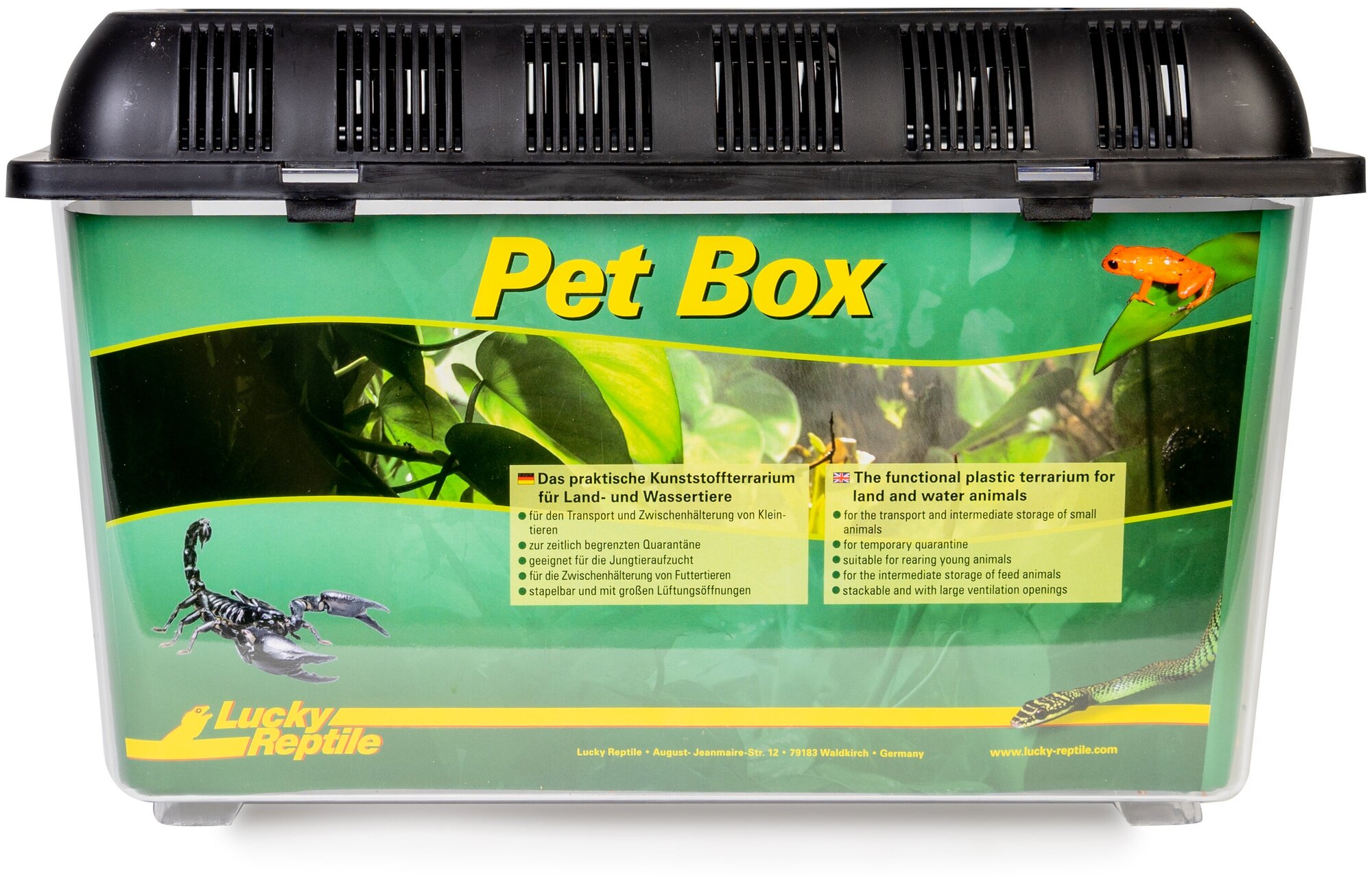 Переноска для рептилий LUCKY REPTILE "Pet Box Large", 42x26x16см (Германия) - фотография № 5