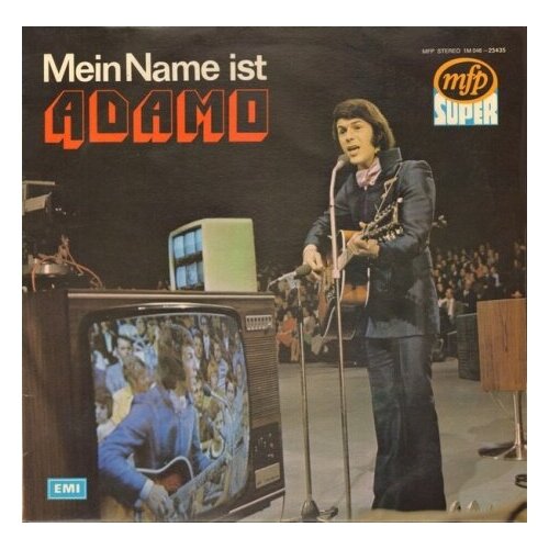 Старый винил, Music For Pleasure, ADAMO - Mein Name Ist Adamo (LP, Used)