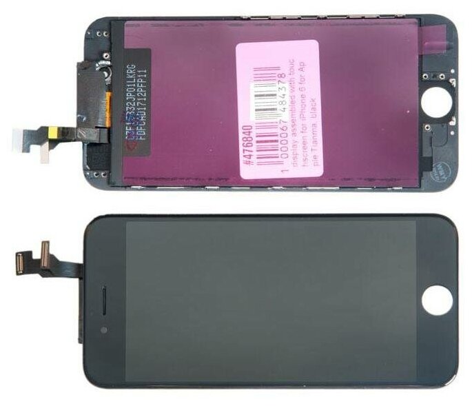 Дисплей в сборе с тачскрином для Apple iPhone 6 Tianma, black, [RocknParts] iPhone 6