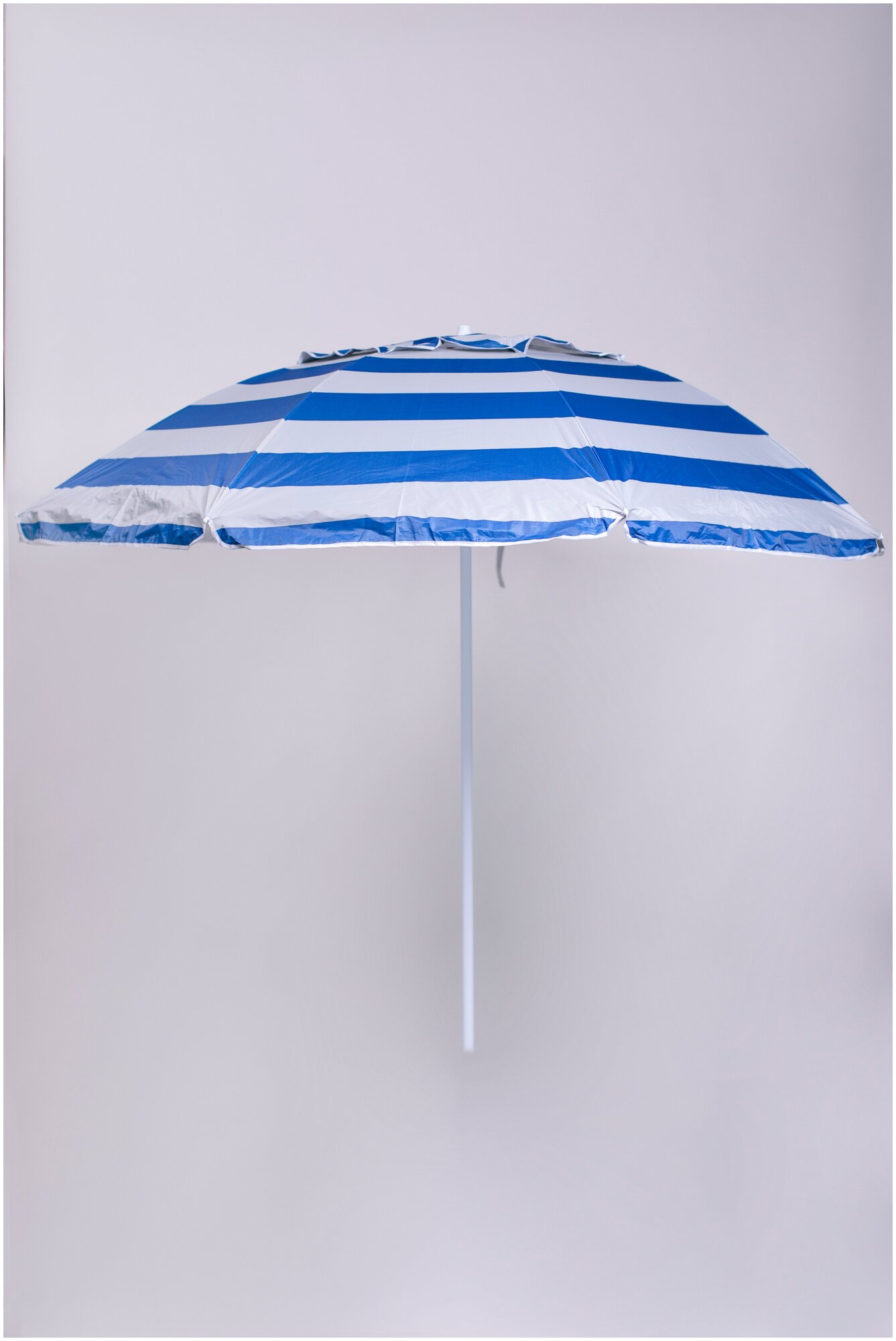 Зонт пляжный, солнцезащитный 2.2 м 8 спиц, . ткань-плащевка. с клапаном. - фотография № 1