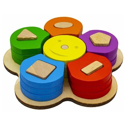 Деревянный Сортер Цветок БП-00000292/ Арбо /