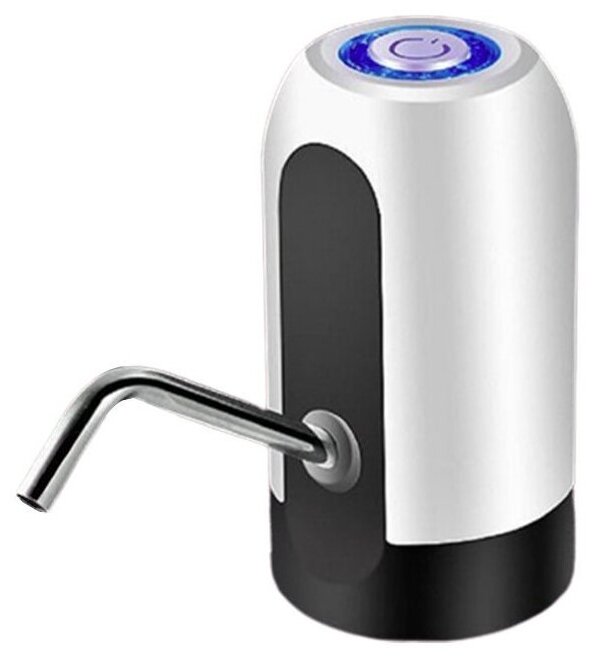 Электрическая аккумуляторная помпа для воды / автоматическая помпа для бутилированной воды / Белая - фотография № 4