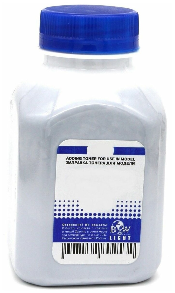 Тонер B&W (HST-029-85) для CB435A/CE285A/CF283A/CF244A, CRG-712/725 (85г)