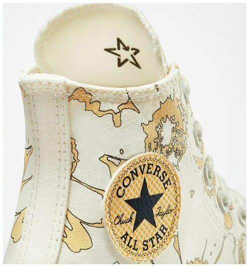 Кеды Converse Chuck Taylor All Star, демисезонные, повседневные, высокие, размер 36.5, белый