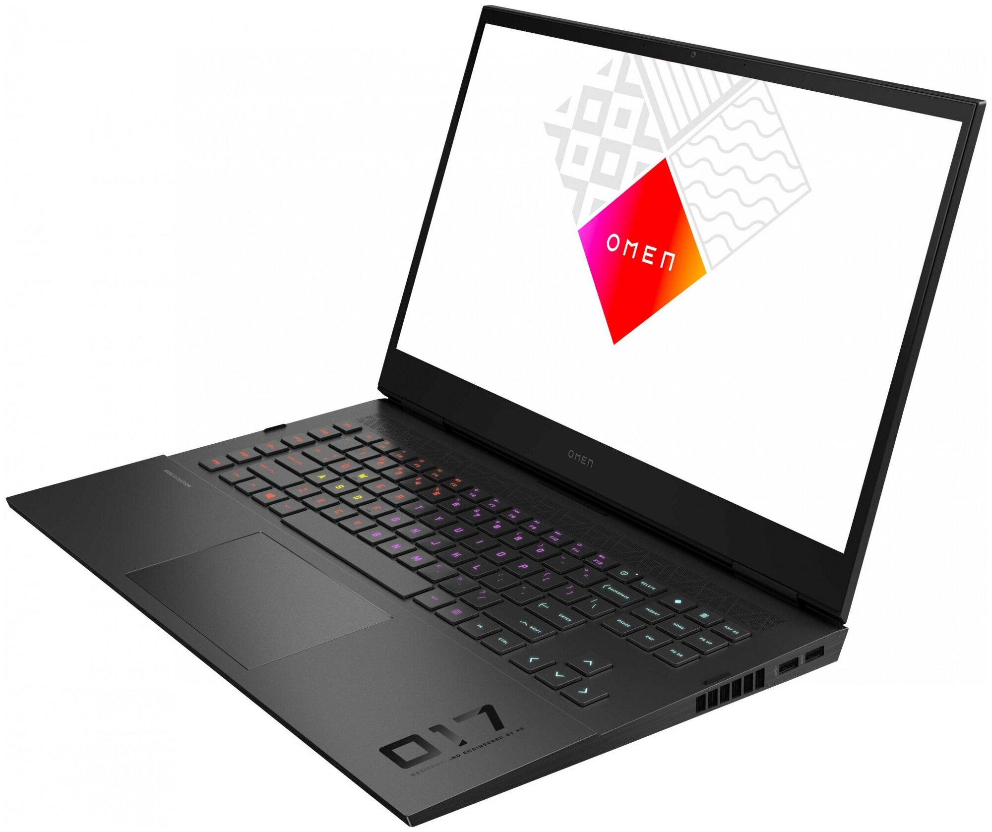 Ноутбук 173 IPS QHD HP Omen 17-ck0047ur black Core i7 11800H16Gb1Tb SSD3070 8GbDOS 4E1C9EA