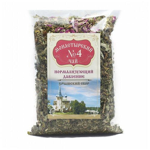 Фиточай Крымский чай Монастырский №4 Нормализующий давление, травяной, 100 г