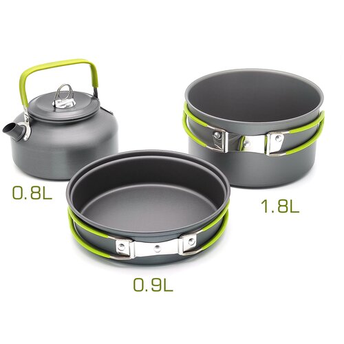 Набор посуды походный (3шт) OG-TRD01