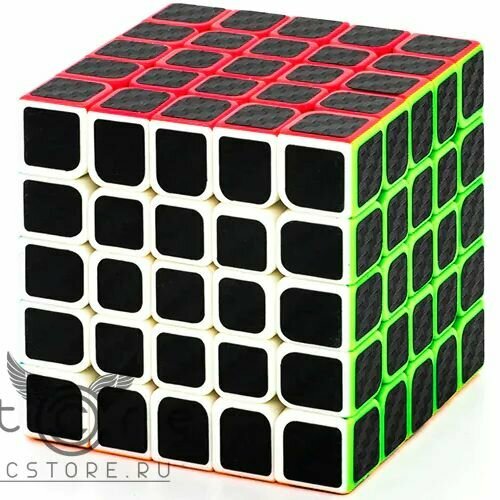 Кубик рубика Z-cube 5x5x5 Carbon / Развивающая головоломка new qiyi 5x5 black speed cube qiyi stickerless magnetic 5x5x5 cubo magico cubes professional puzzle speed cube toys for children