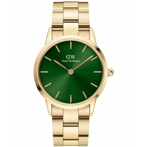фото Наручные часы daniel wellington dw00100553, золотой, зеленый