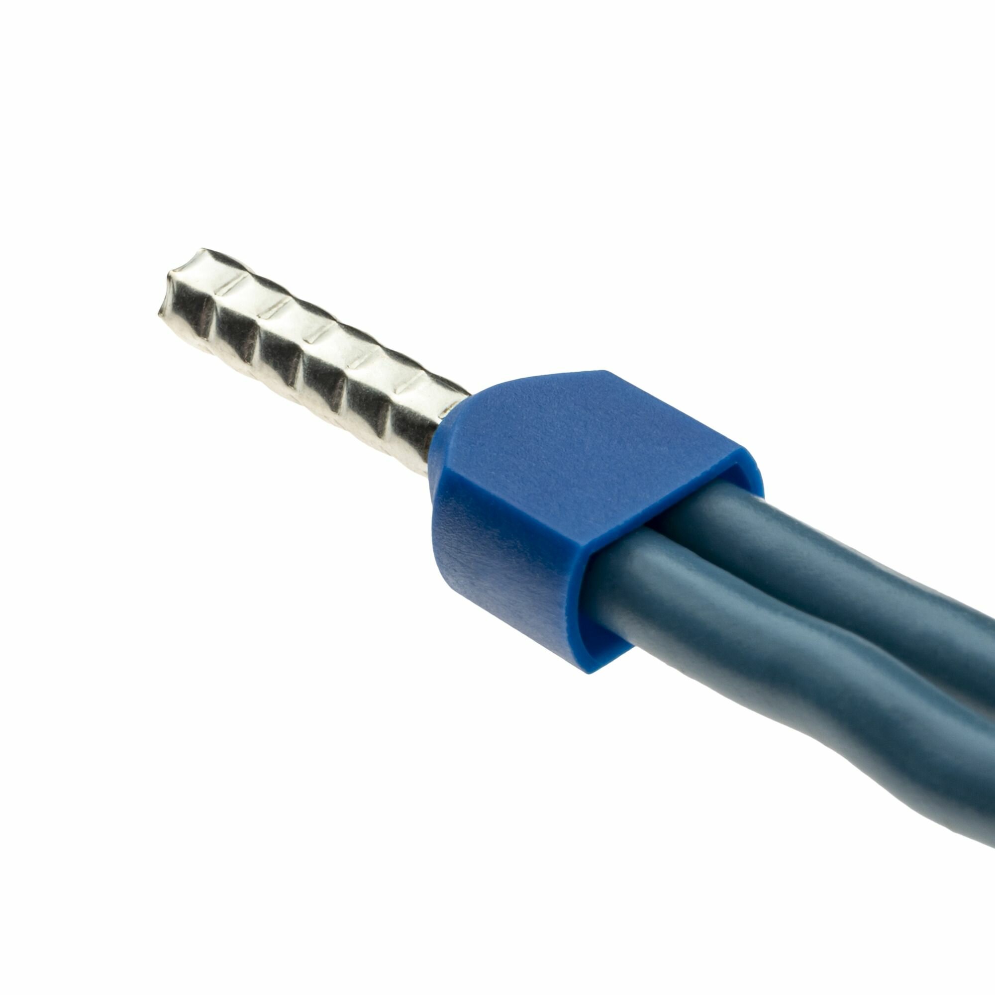 Наконечник-гильза Duwi НШВИ 2 2.5-13 мм цвет синий 25 шт. - фото №7