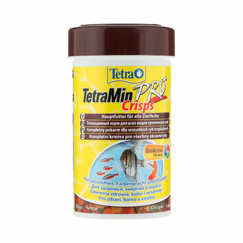 Корм для рыб, Tetra Min Pro Crisps, 100 мл ,(1шт)