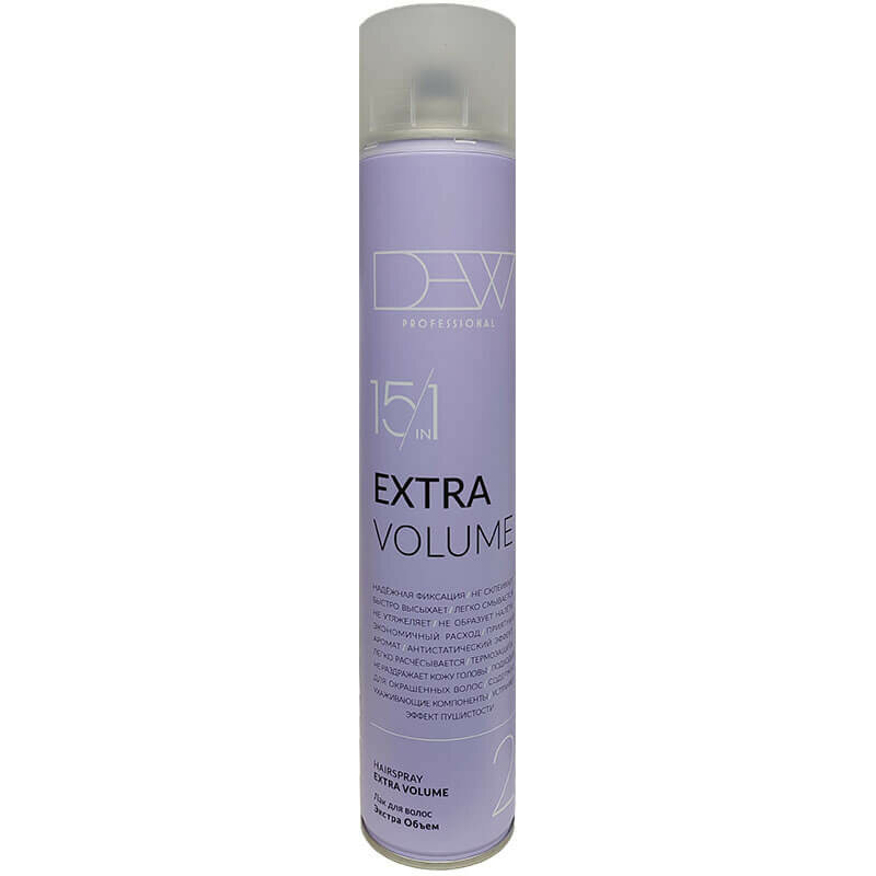 Лак для волос Extra Volume 15 in 1 сильной фиксации - 500 мл