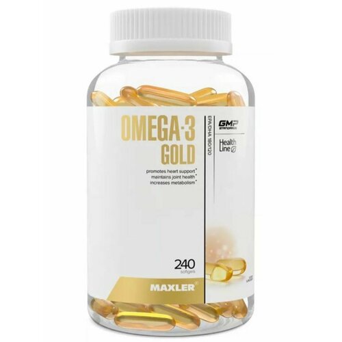 Жирные кислоты в капсулах Omega-3 Gold US 240 шт.