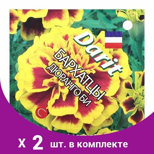 Семена цветов Бархатцы 'Дюранго Би' отклоненные, О, DARIT 14 шт (2 шт)