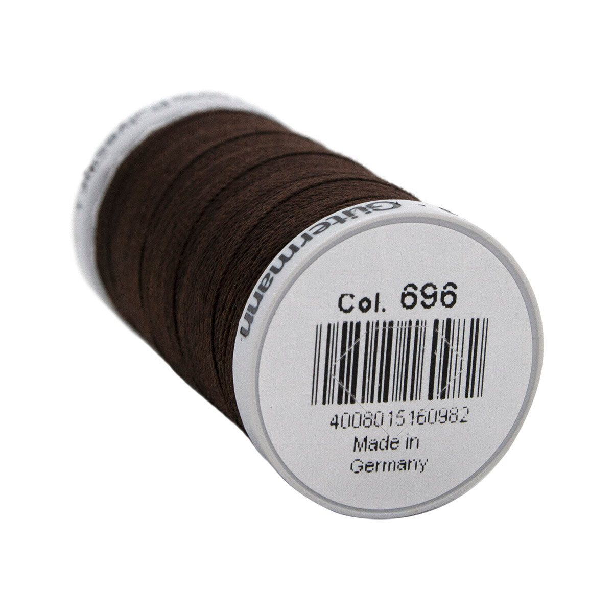 Нить Gutermann Extra Strong 40/100 м суперкрепкая, 100% полиэстер, цвет 696 шоколад — фото 1