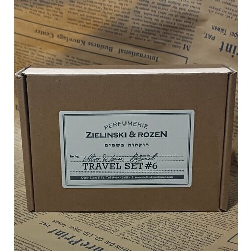 Zielinski & Rozen Vetiver & Lemon, Bergamot, подарочный тревел набор #6 набор для тела гель для душа 400 мл крем для тела индекс натуральности 400 ml