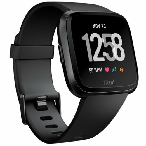 Умные часы Fitbit Versa Black One Size S L FB505GMBK 1130000₽