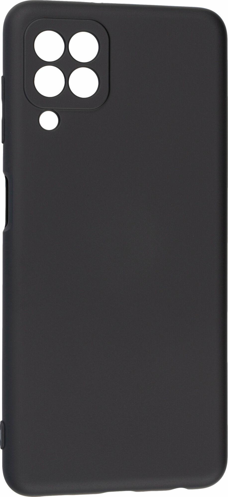 Накладка силиконовая для Samsung Galaxy A12 4G Soft Touch с микрофиброй