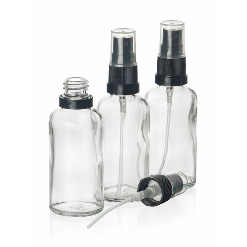 Дорожный флакон , 3 шт., 50 мл, бесцветный