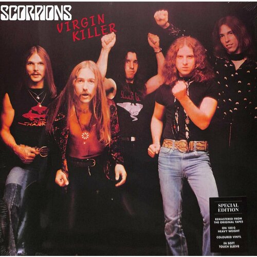 виниловая пластинка scorpions virgin killer remastered 2023 синий винил Scorpions – Virgin Killer (Blue Vinyl)